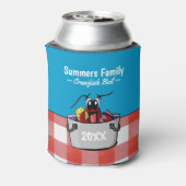 クロフィッシュ年間家族のパーティーピクニック 缶クーラー (缶裏面)