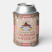 クロフィッシュ年間家族のパーティー素朴ピクニック 缶クーラー (缶裏面)