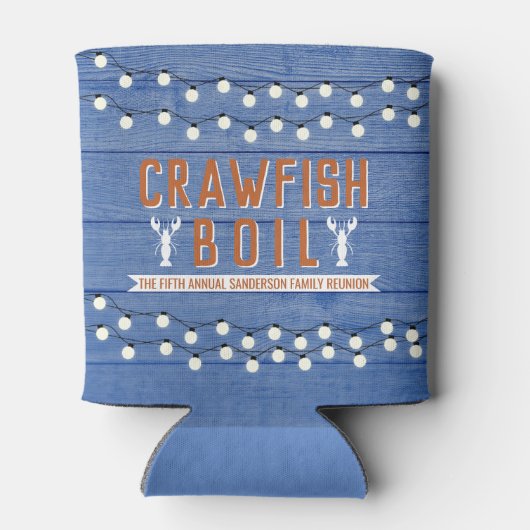 クロフィッシュ懇親会シーフードパーティーブルー 缶クーラー (裏面)