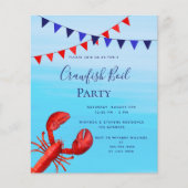 クロフィッシュ沸騰パーティーロブスター海予算の招待 (正面)