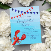 クロフィッシュ沸騰パーティーロブスター海予算の招待