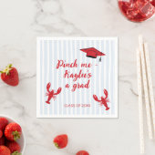 クロフィッシュ2025年卒業の落書きクラスを沸騰 スタンダードカクテルナプキン (インサイチュ)