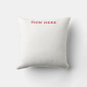 クロフィッシュ&キャップ：ゆでた卒業お祝い クッション (裏面)