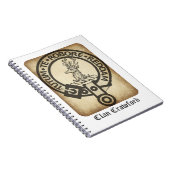 クロフォードクレストバッジアンティーク ノートブック (右側)