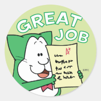 クロフォードジ素晴らしョブステッカー ラウンドシール