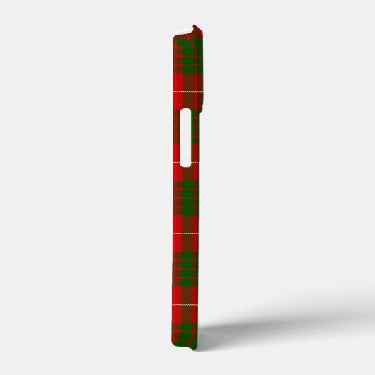 クロフォードタータンチェックレッドグリーンプレイド Case-Mate iPhoneケース (裏面 / 右)