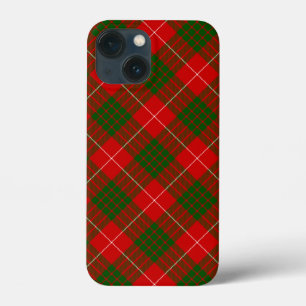クロフォードタータンチェックレッドグリーンプレイド iPhone 13 MINIケース