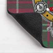 クロフォードタータンチェック&バッジ マウスパッド (コーナー)
