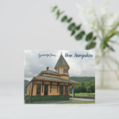 クロフォードノッチトレインステーションニューハンプシャー ポストカード (スタンド正面)