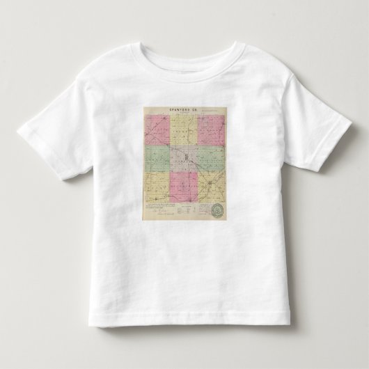 クロフォード郡、カンザス トドラーTシャツ (正面)