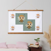 クロブネンog bien 吊り下げ型タペストリー (寝室)