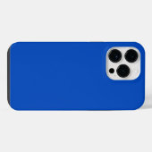 クロマキーカラーブルー iPhoneケース (裏面横)