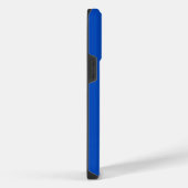 クロマキーカラーブルー iPhoneケース (右側面)