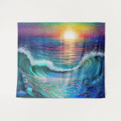 クロマシー シースケープ タペストリー (正面(横))