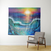 クロマシー シースケープ タペストリー (インサイチュ(横))