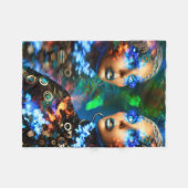 クロマチックDreamweaver フリースブランケット (正面(横))