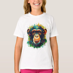 クロマティックチンパンジー Tシャツ