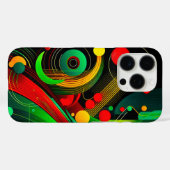 クロマティックパルス Case-Mate iPhoneケース (裏面 (横))