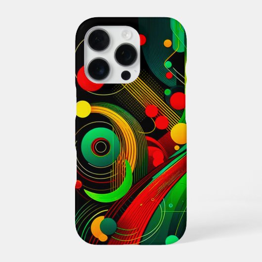 クロマティックパルス iPhoneケース (裏面)