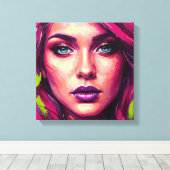 クロマティック歓喜の引き伸ばしキャンバス印刷 キャンバスプリント (インサイチュ (ウッドフロア))