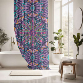 クロマティックOrbデザイン シャワーカーテン