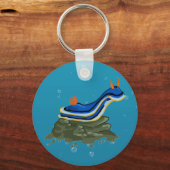 クロマドリスヌディブランチ キーホルダー (正面)