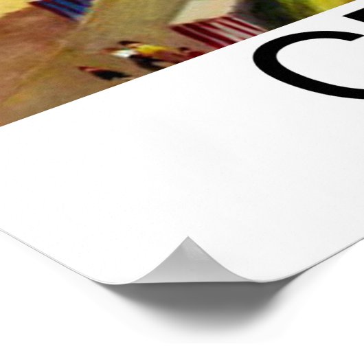 クロマー、イギリスのノーフォーク海岸の宝石、旅行 ポスター (角)