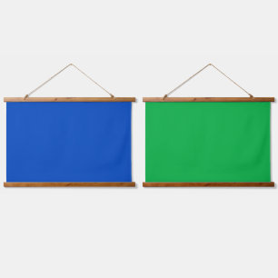 クロマ鍵カラーブルーとグリーン 吊り下げ型タペストリー