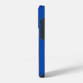 クロマ鍵カラーブルー iPhoneケース (左側面)