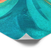 "クロミスカ" – 流体エンチャントレスポートレート ポスター (角)