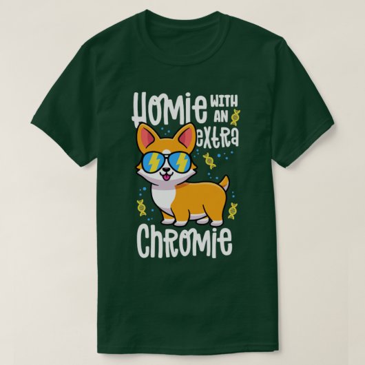 クロミースシャツダウン症候群のホミー Tシャツ (デザイン正面)