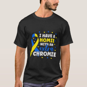 クロミースダウン症候群のホームだ阿波 Tシャツ