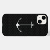 クロムいかりオンスネークスキン航海のライフスタイル Case-Mate iPhoneケース (裏面 (横))