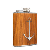 クロムいかりオンチークプリント フラスク (右)