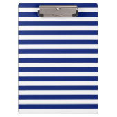 クロムいかりオンネイビーストライプズ クリップボード (正面)