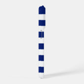 クロムいかりオンネイビーストライプズ iPhoneケース (右側面)