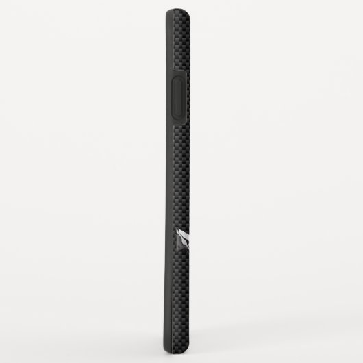 クロムいかりオン炭素繊維航海のライフスタイル Case-Mate iPhoneケース (裏面/右)