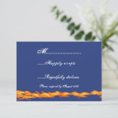 クロムおよびRSVPを結婚しているレースのバイクもしくは自転車に乗る人 出欠カード (スタンド正面)