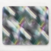 クロムとデジタルラフに色を付けるシルバーのテクスチャ マウスパッド (正面)