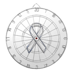 クロムによってベルトを付けられるスタイルの白いリボンの認識度 ダーツボード