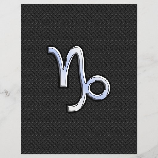 クロムのような山羊座〔占星術の〕十二宮図サインオンスネークスタイル チラシ (正面)