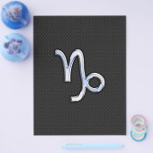 クロムのような山羊座〔占星術の〕十二宮図サインオンスネークスタイル チラシ (シングル)