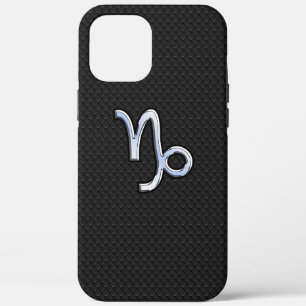 クロムのような山羊座〔占星術の〕十二宮図サインオンスネークスタイル iPhone 12 PRO MAX ケース