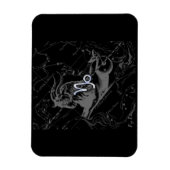 クロムのような山羊座〔占星術の〕十二宮図サインオンヘベリウス マグネット (縦)