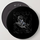 クロムのような山羊座〔占星術の〕十二宮図サインオンヘベリウス 缶バッジ (正面&裏面)