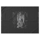 クロムのような《星座》乙女座〔占星術の〕十二宮図サインオンヘベリウス テーブルクロス (正面(横))