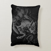 クロムのようなTaurus〔占星術の〕十二宮図サインオンヘベリウス アクセントクッション (裏面(縦))