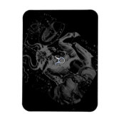 クロムのようなTaurus〔占星術の〕十二宮図サインオンヘベリウス マグネット (縦)