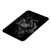 クロムのようなTaurus〔占星術の〕十二宮図サインオンヘベリウス マグネット (左側)