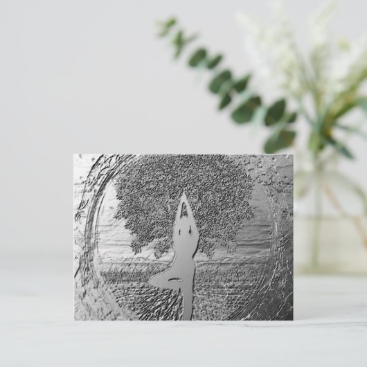 クロムのヨガの木 ポストカード (スタンド正面)